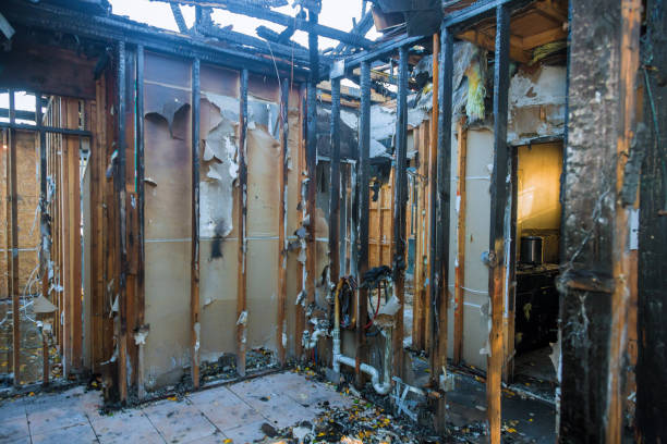 Professional Soot Cleanup technician working in Charter Oak, CA